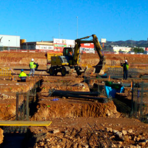 Las obras del parque comercial avanzan a buen ritmo