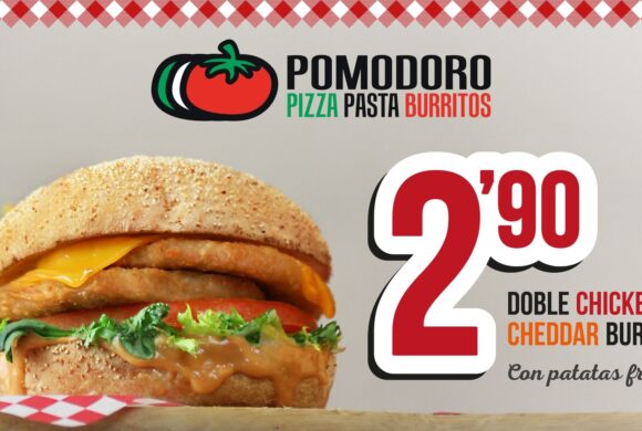 Hamburguesa por 2,90€ en Pomodoro