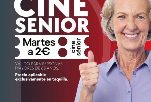 Los martes, el cine a 2€ para los seniors.