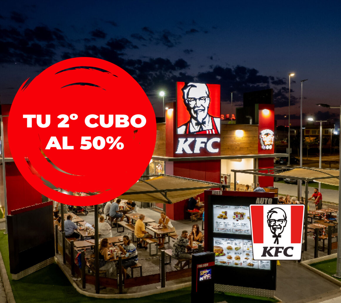 TU 2º CUBO AL 50% EN KFC