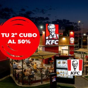 TU 2º CUBO AL 50% EN KFC