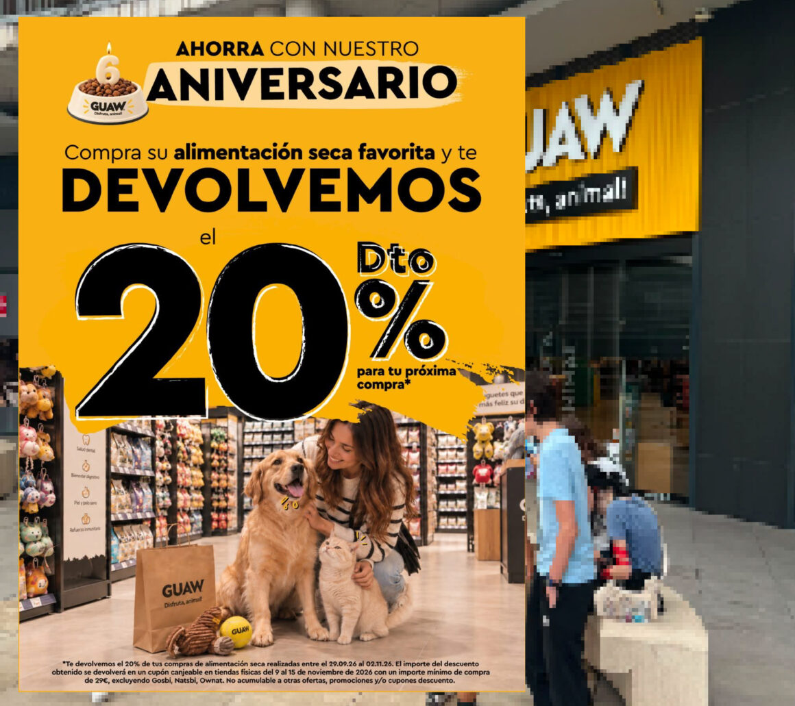 20% de descuento en GUAW